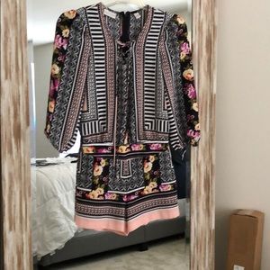 Long sleeve zip up romper